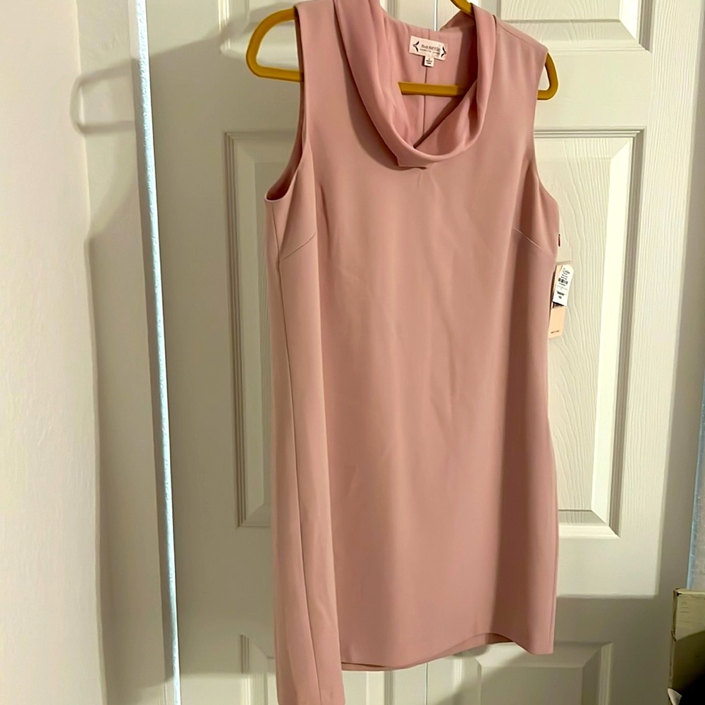 Nannette Lepore soft pink shift dress
